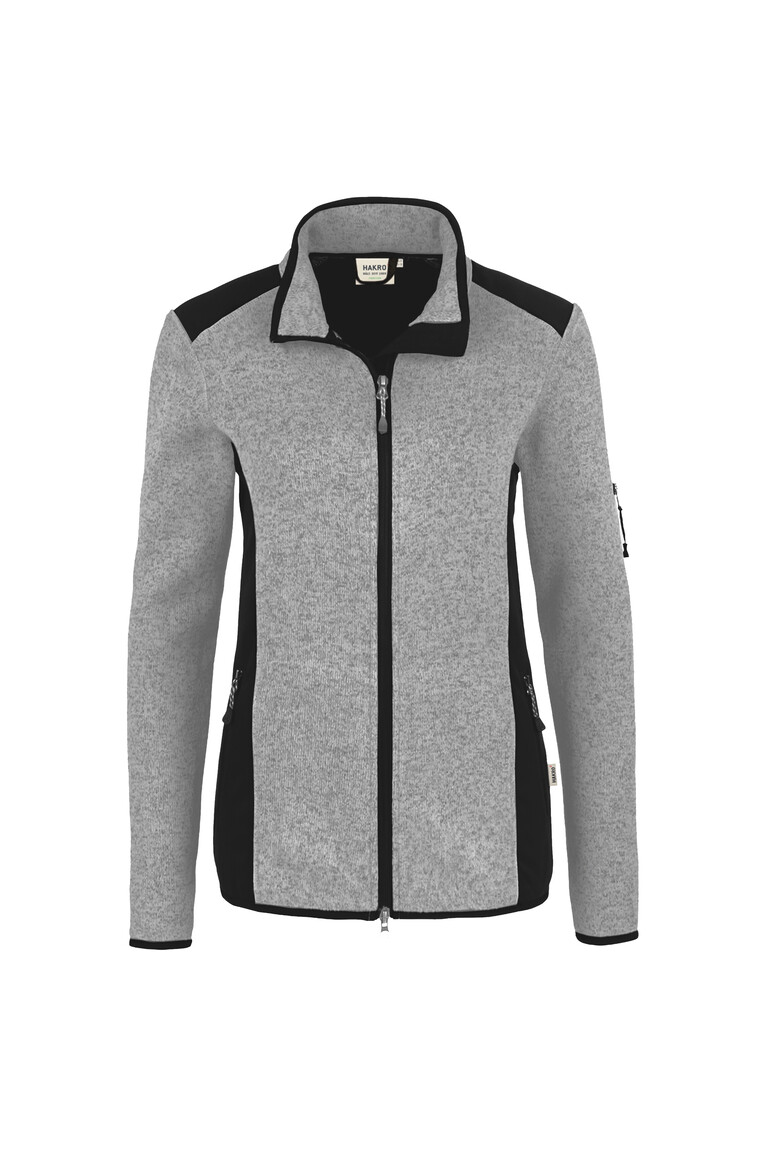 Damen Strickfleecejacke