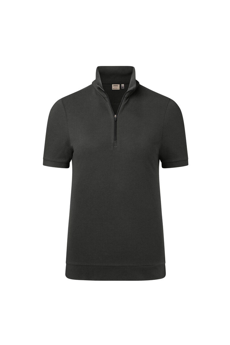 Damen Zip-Shirt Piqué MIKRALINAR® ECO