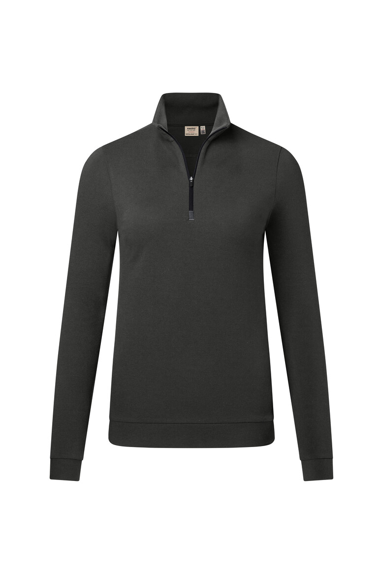 Damen Zip-Longsleeve Piqué MIKRALINAR® ECO