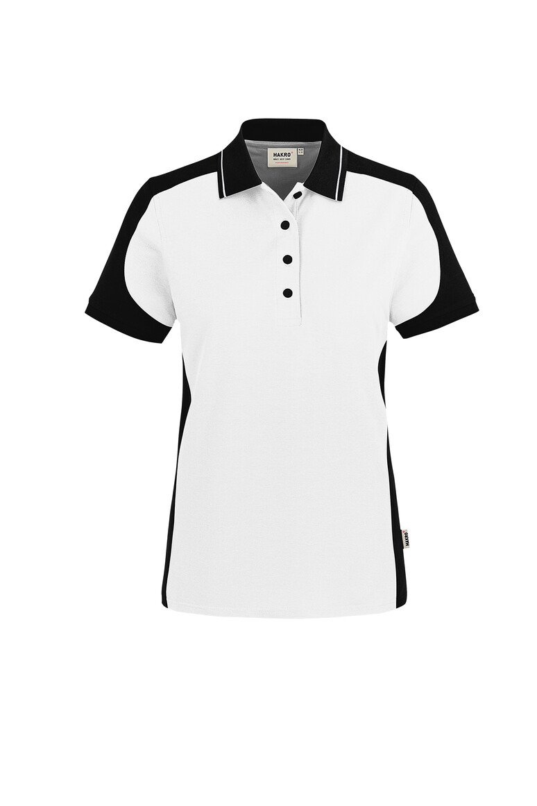 Damen Poloshirt Contrast MIKRALINAR® ECO