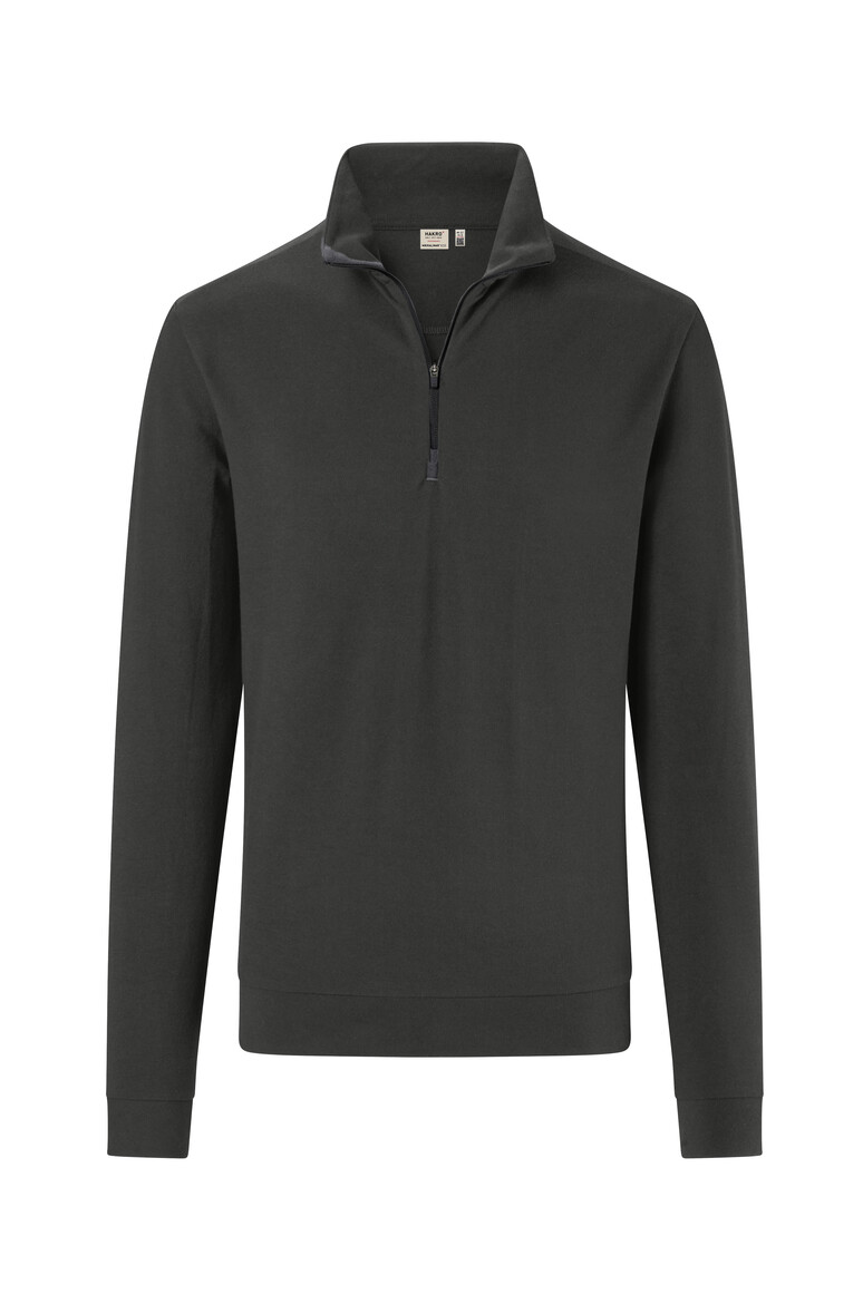 Zip-Longsleeve Piqué MIKRALINAR® ECO