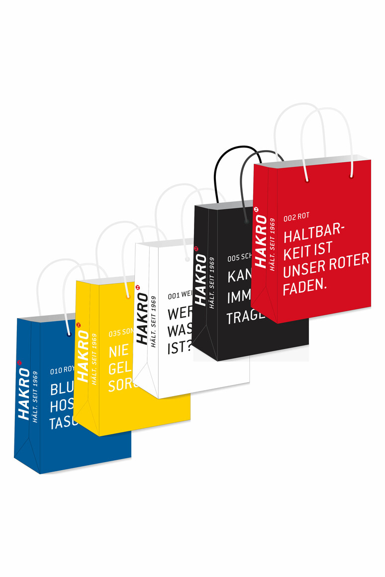 Papiertragetasche Premium (5er